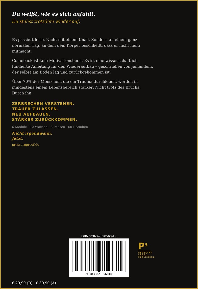 Comeback - Rückseite